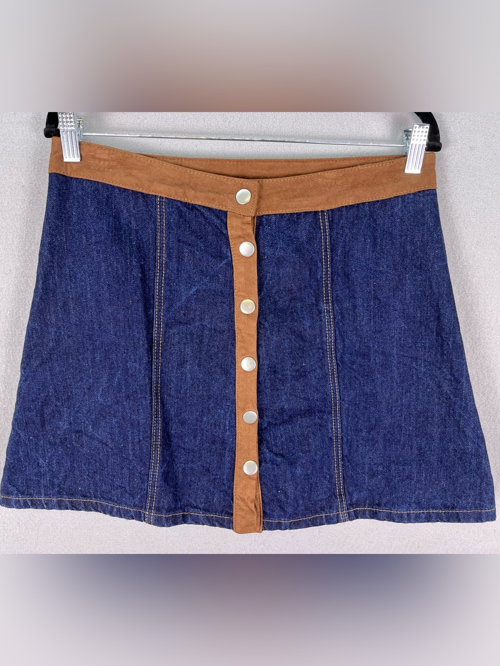 Indigo Rein Denim Miniskirt Size Extra Large